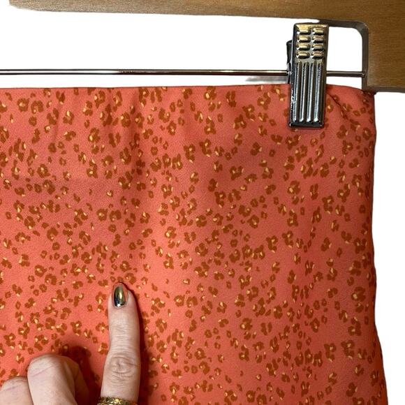 RESA Christi Leopard Print Ruched Mini Skirt size XS - Picture 6 of 6